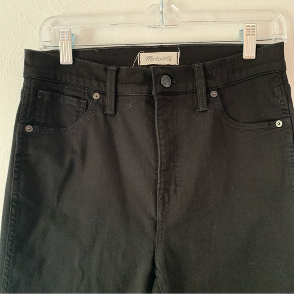 Madewell Black 10” High Rise Skinny Jeans Size 28 - Picture 3 of 7